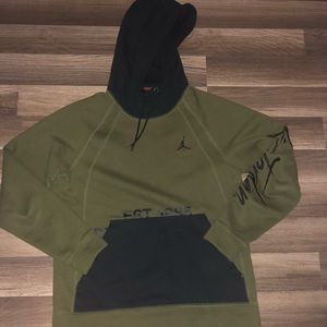 Men’s Jordan Olive Green Hoodie
